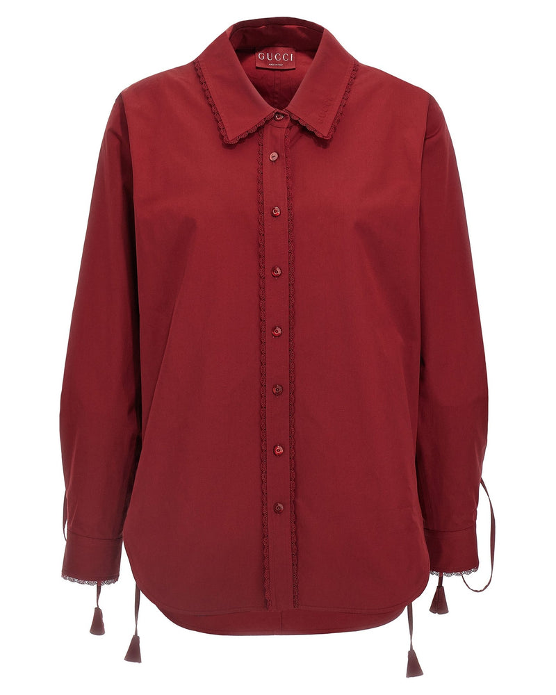 Gucci Lacing Shirt Glam Steals