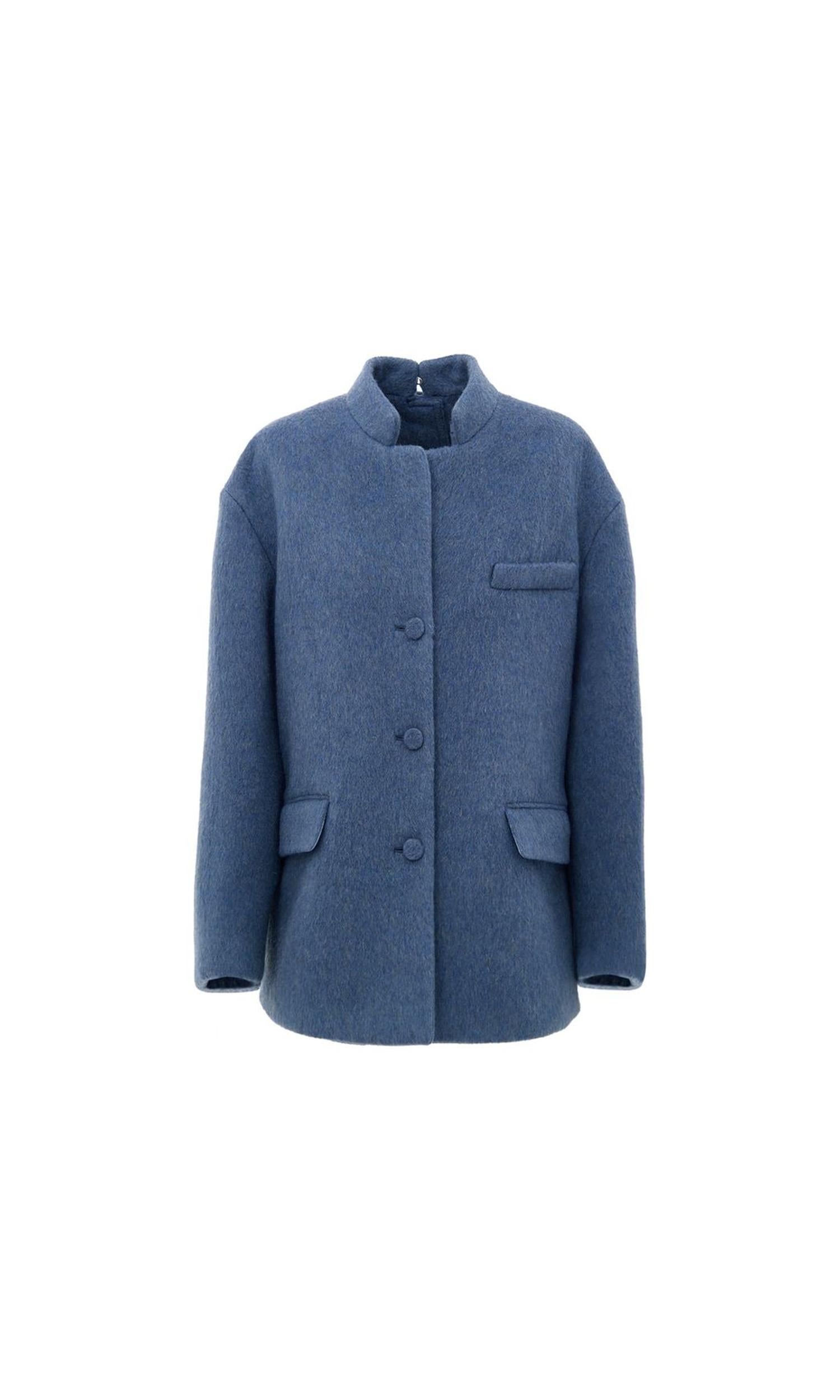 Gucci Light Blue Wool Jacket & Coat Glam Steals