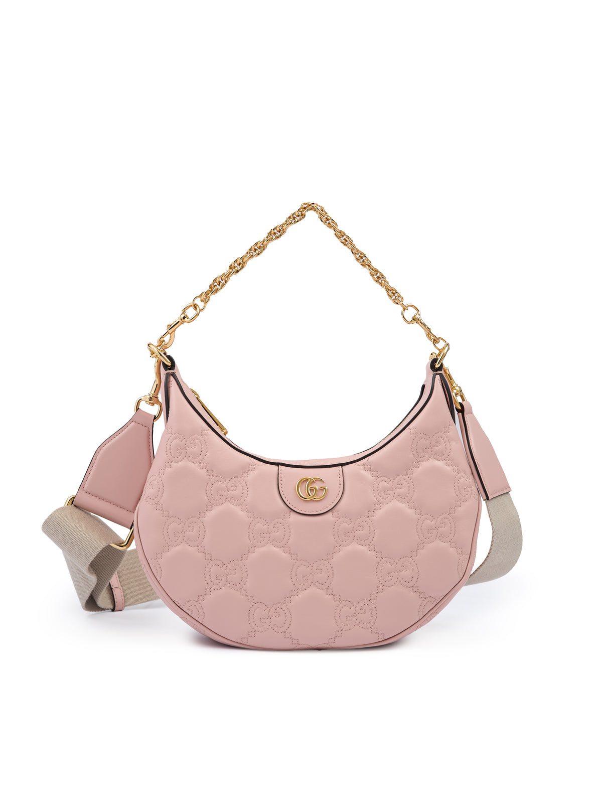 Gucci Light Pink Leather Shoulder Bag Glam Steals
