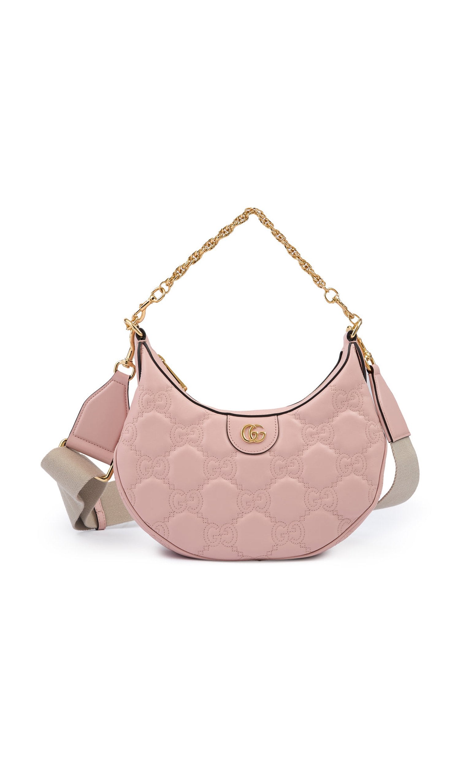 Gucci Light Pink Leather Shoulder Bag Glam Steals