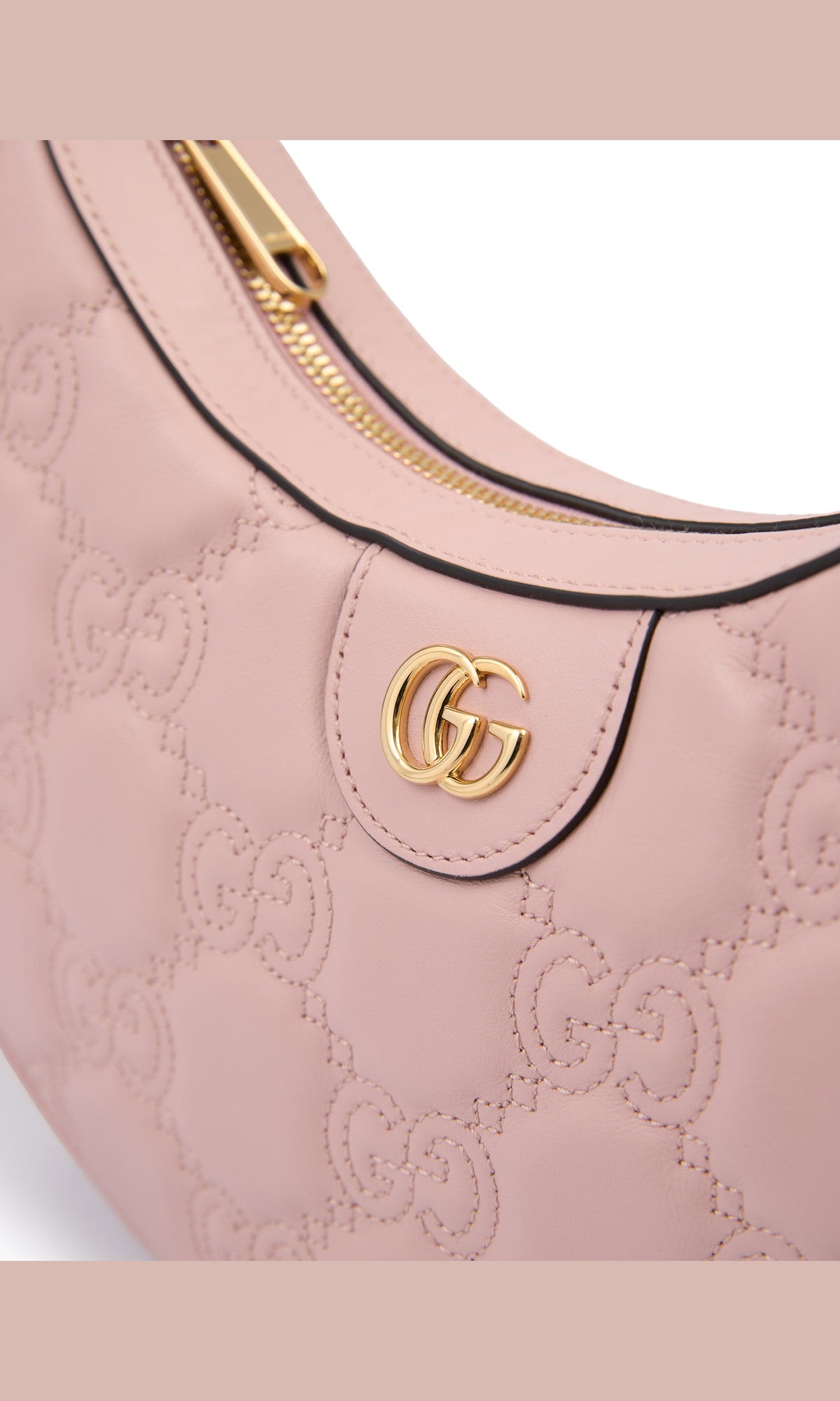Gucci Light Pink Leather Shoulder Bag Glam Steals
