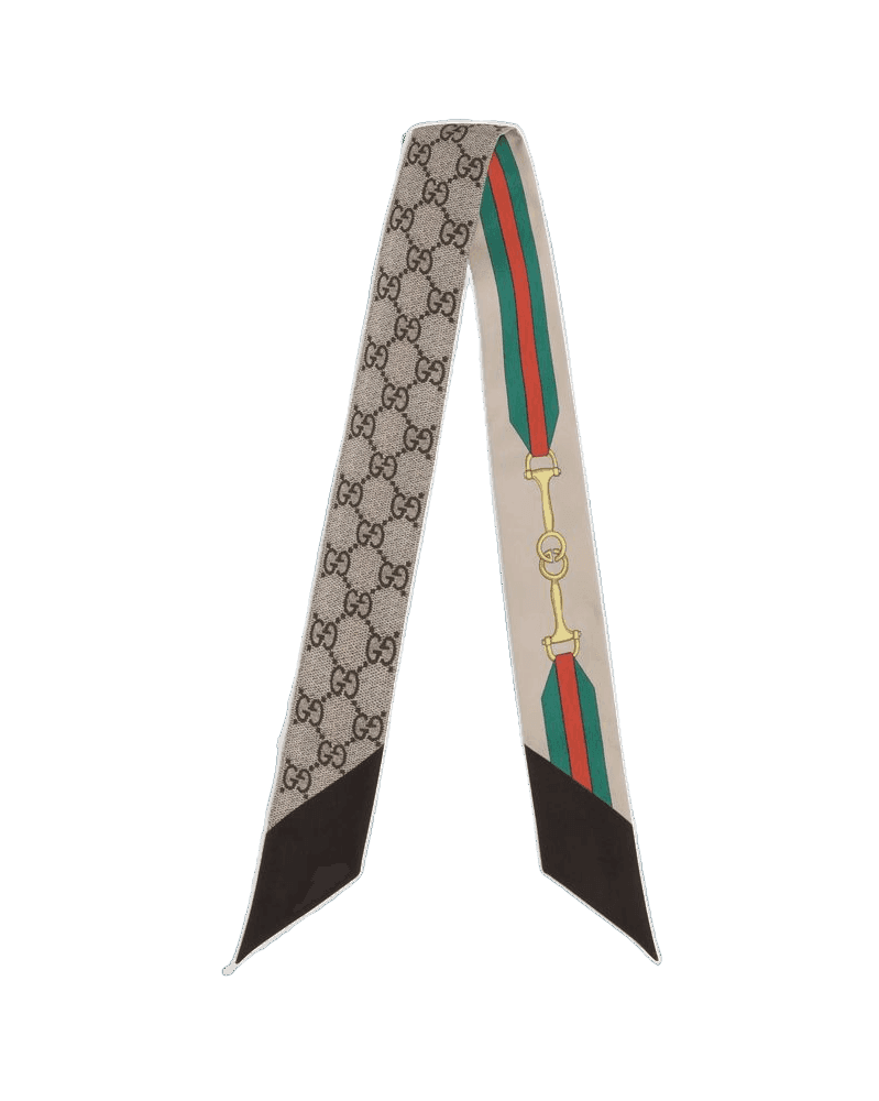 Gucci Multicolor Silk Scarf Glam Steals