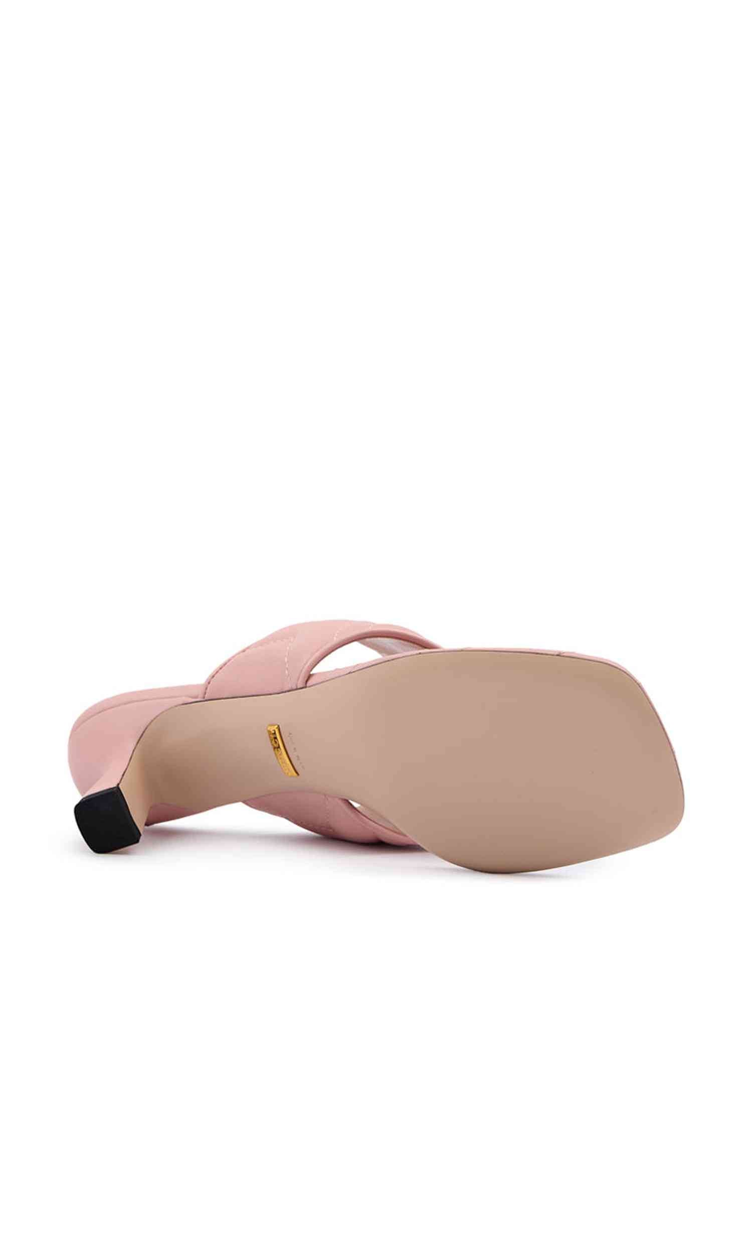 Gucci Pink Leather Mystic Nappa Charlotte Sandals Glam Steals