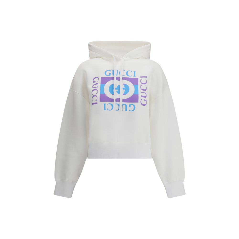 Gucci Printed Logo Hoodie Glam Steals