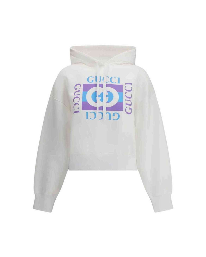 Gucci Printed Logo Hoodie Glam Steals