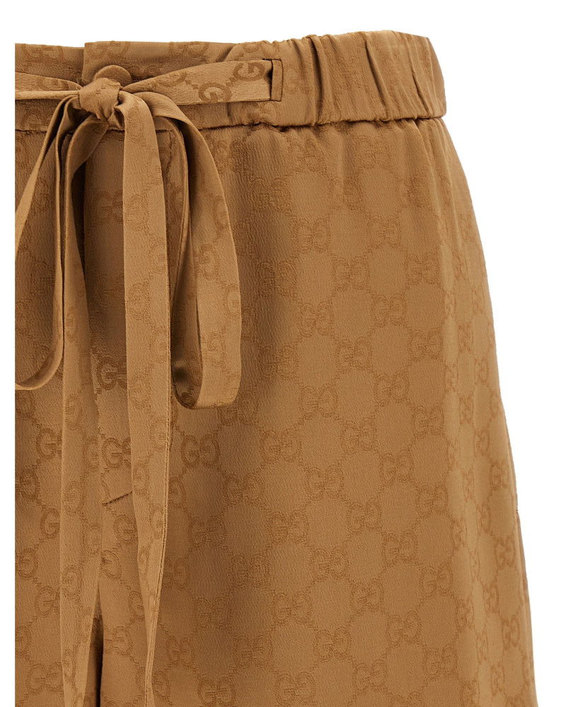Gucci Satin Shorts Gg Glam Steals