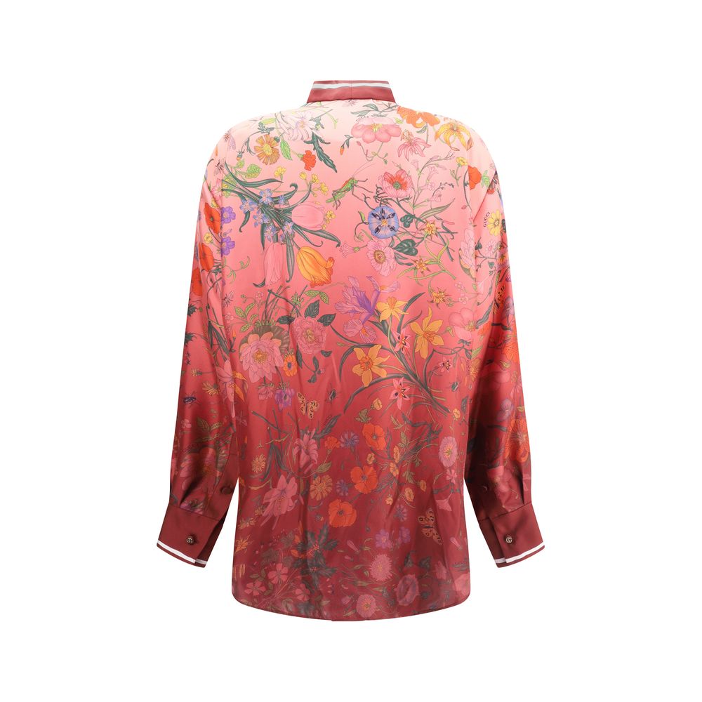Gucci Silk Floral Shirt Glam Steals