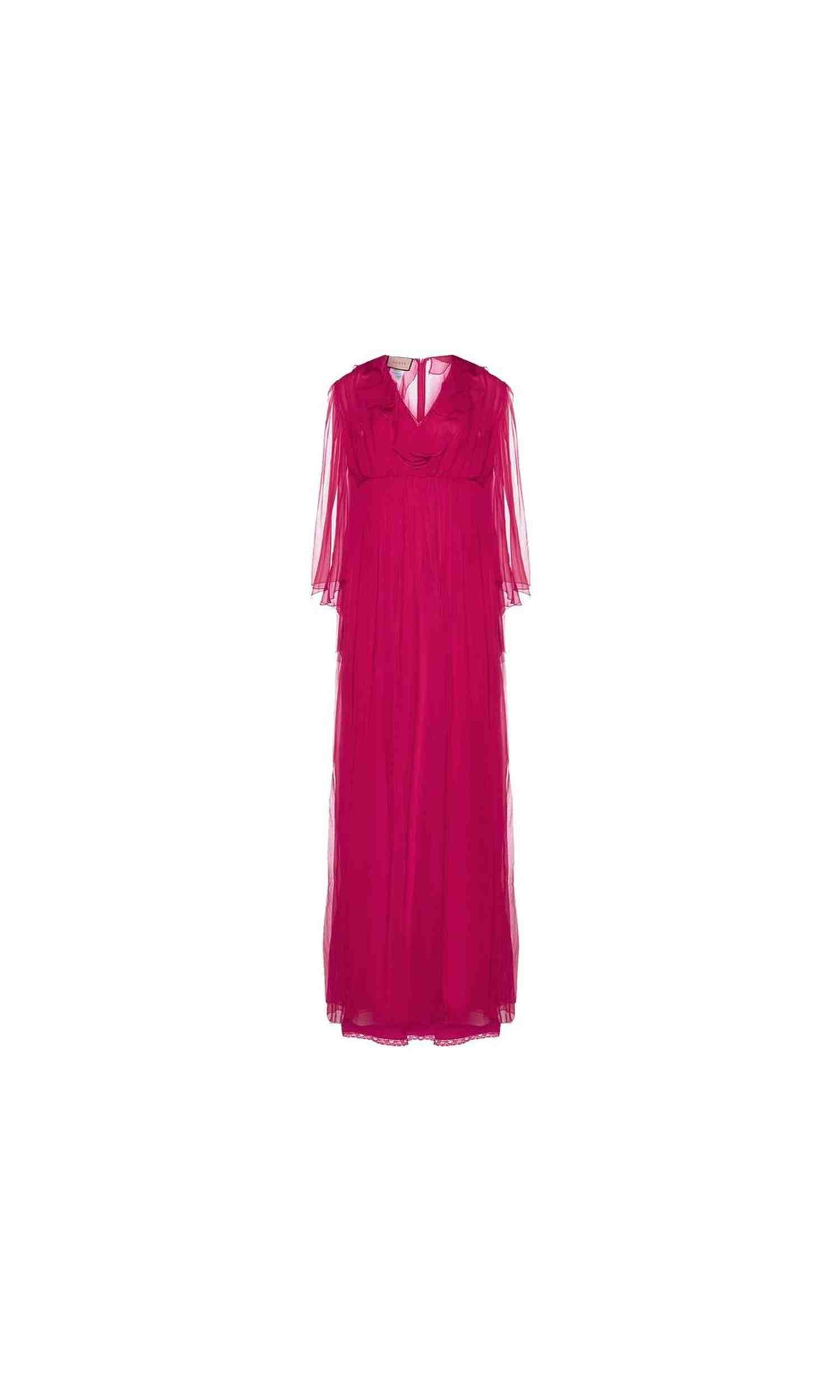 Gucci Silk Midi Dress Glam Steals