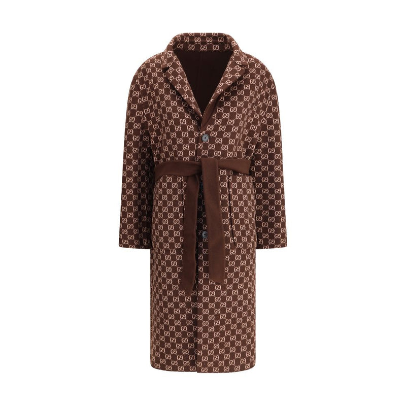 Gucci Silk and Wool Reversible Coat Glam Steals
