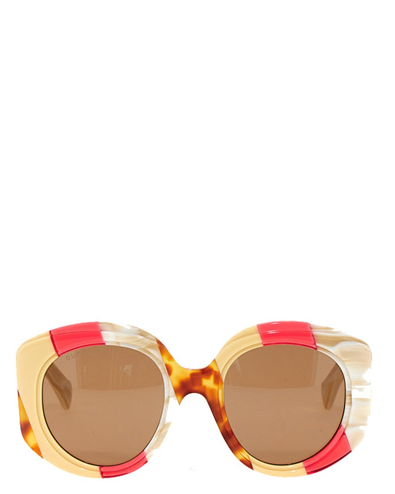 Gucci Tricolor Sunglasses Glam Steals