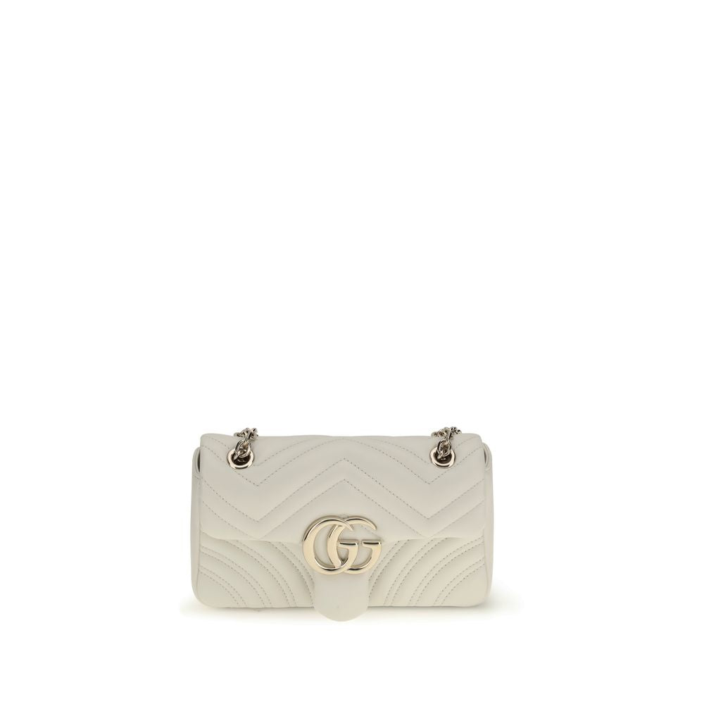 Gucci White Calf Leather Bos Taurus Handbag Glam Steals