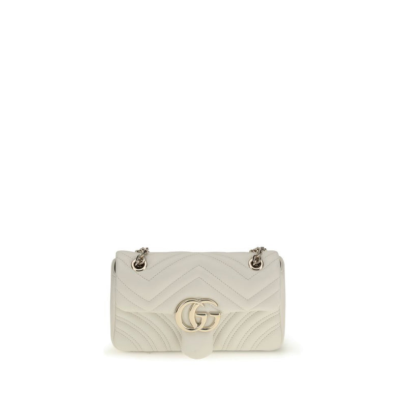 Gucci White Calf Leather Bos Taurus Handbag Glam Steals