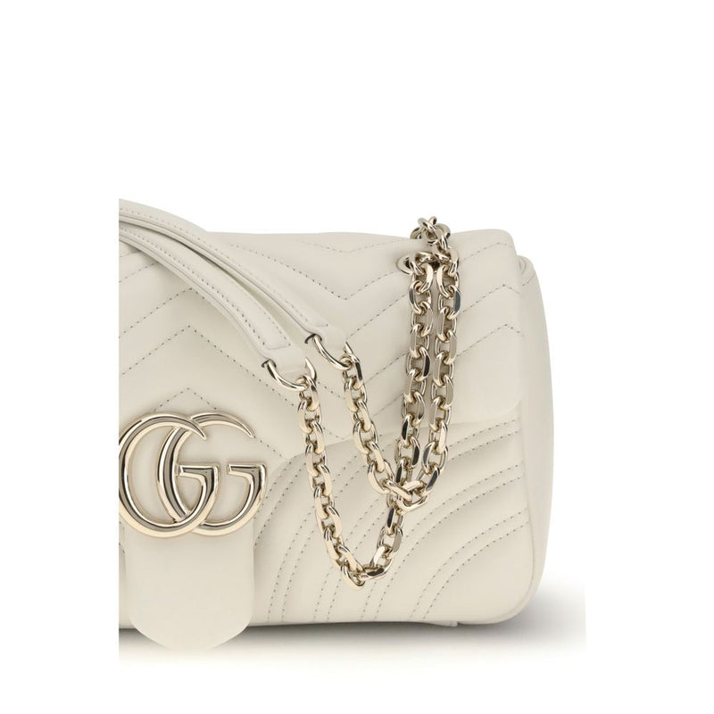 Gucci White Calf Leather Bos Taurus Handbag Glam Steals
