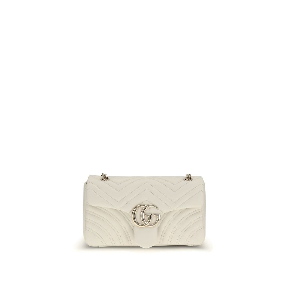 Gucci White Calf Leather Bos Taurus Handbag Glam Steals