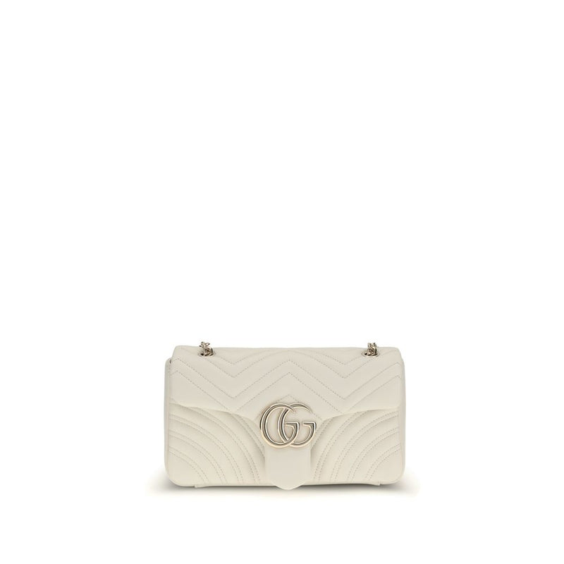 Gucci White Calf Leather Bos Taurus Handbag Glam Steals