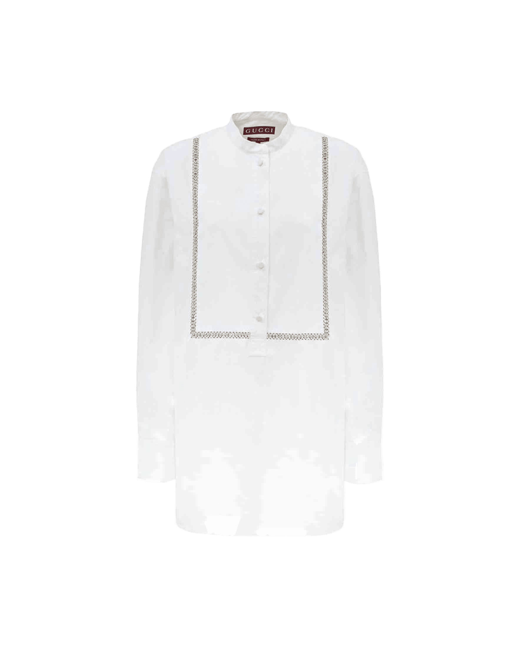 Gucci White Cotton Shirt Glam Steals