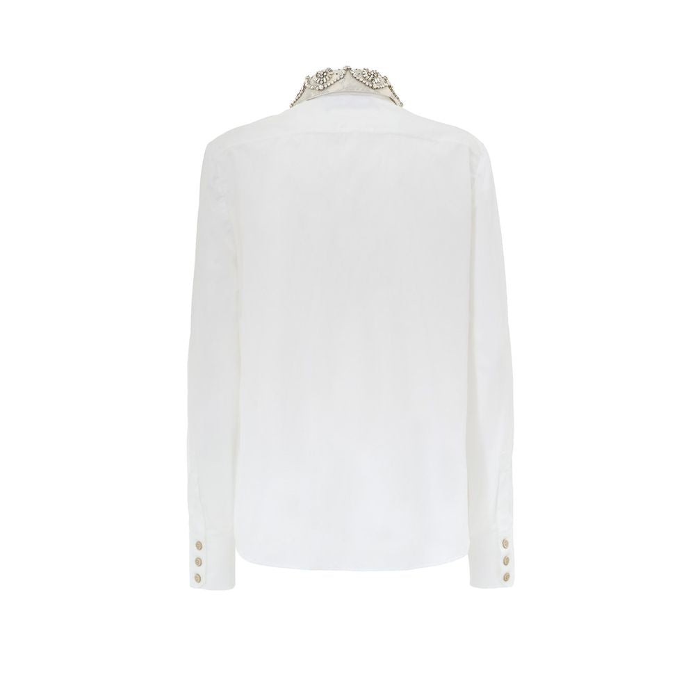 Gucci White Cotton Shirt Glam Steals