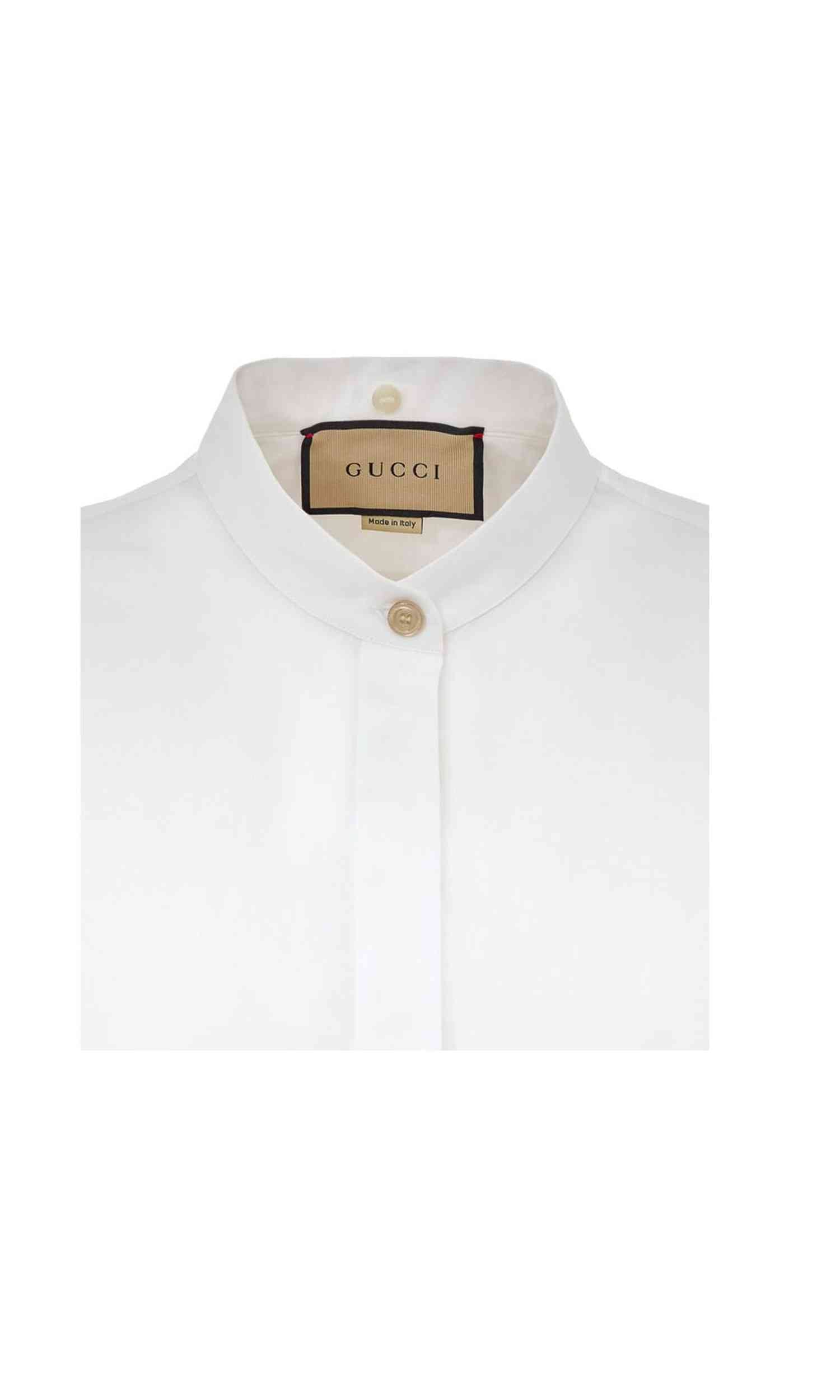 Gucci White Cotton Shirt Glam Steals