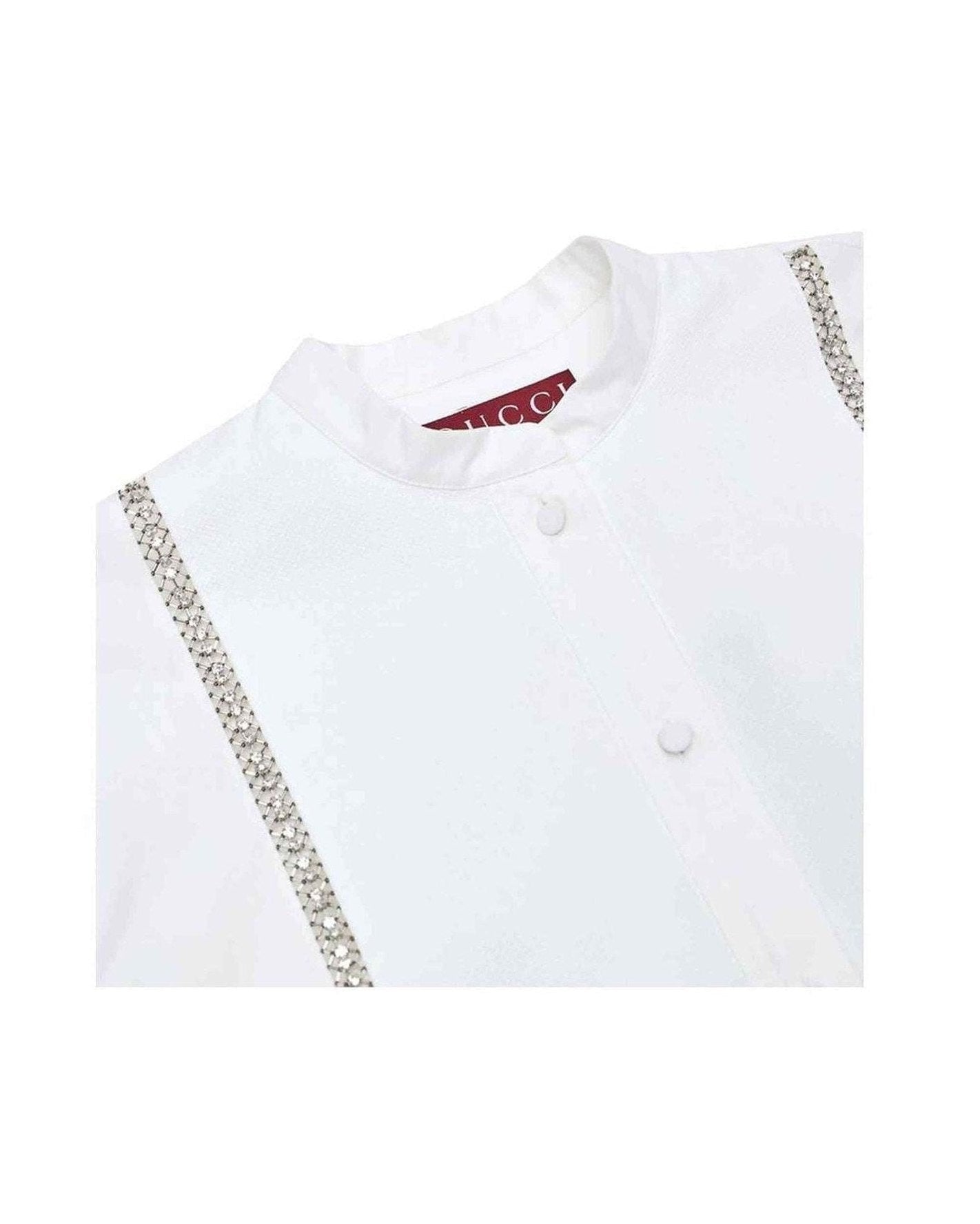 Gucci White Cotton Shirt Glam Steals
