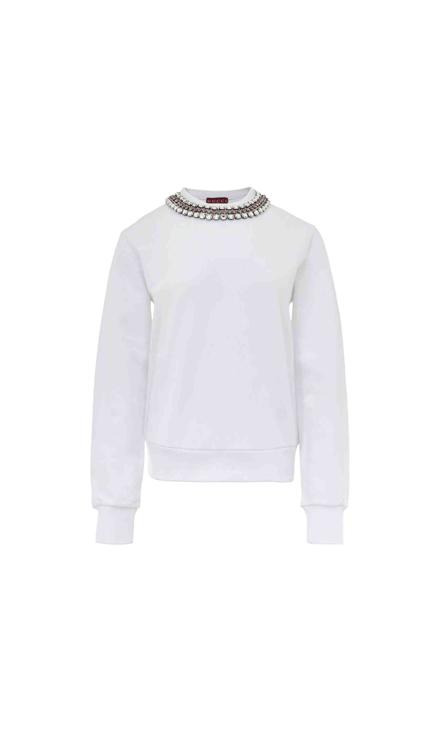 Gucci White Cotton Sweat-Shirt Glam Steals