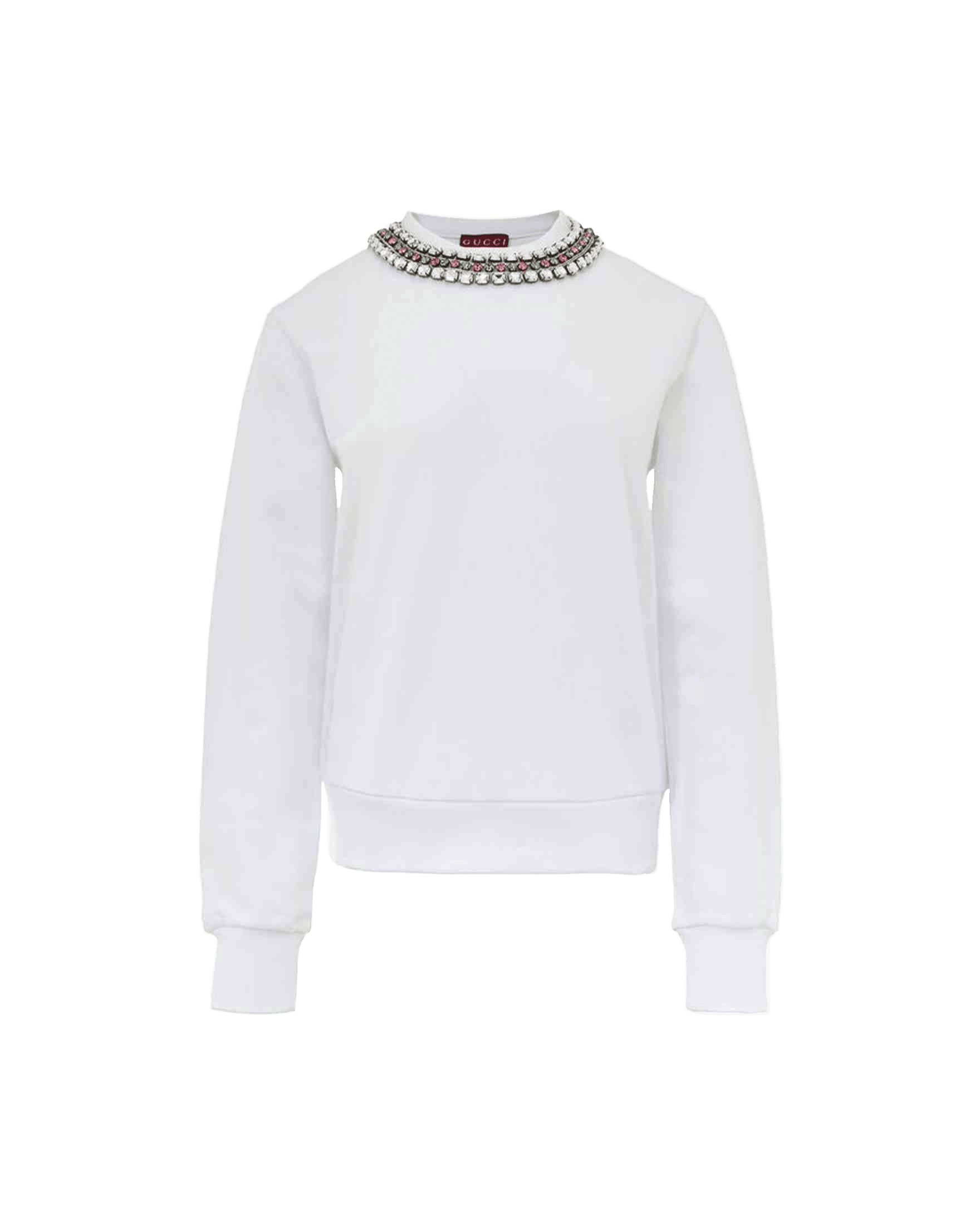 Gucci White Cotton Sweat-Shirt Glam Steals