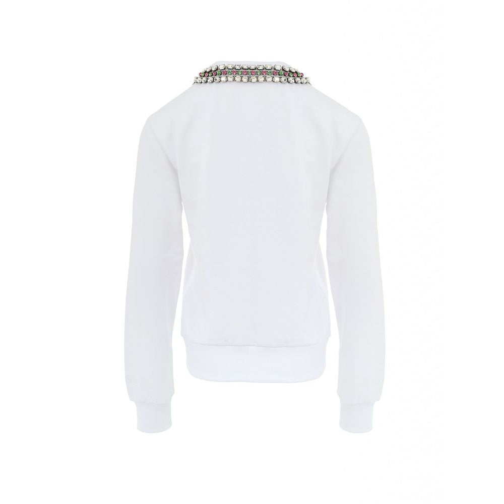Gucci White Cotton Sweat-Shirt Glam Steals