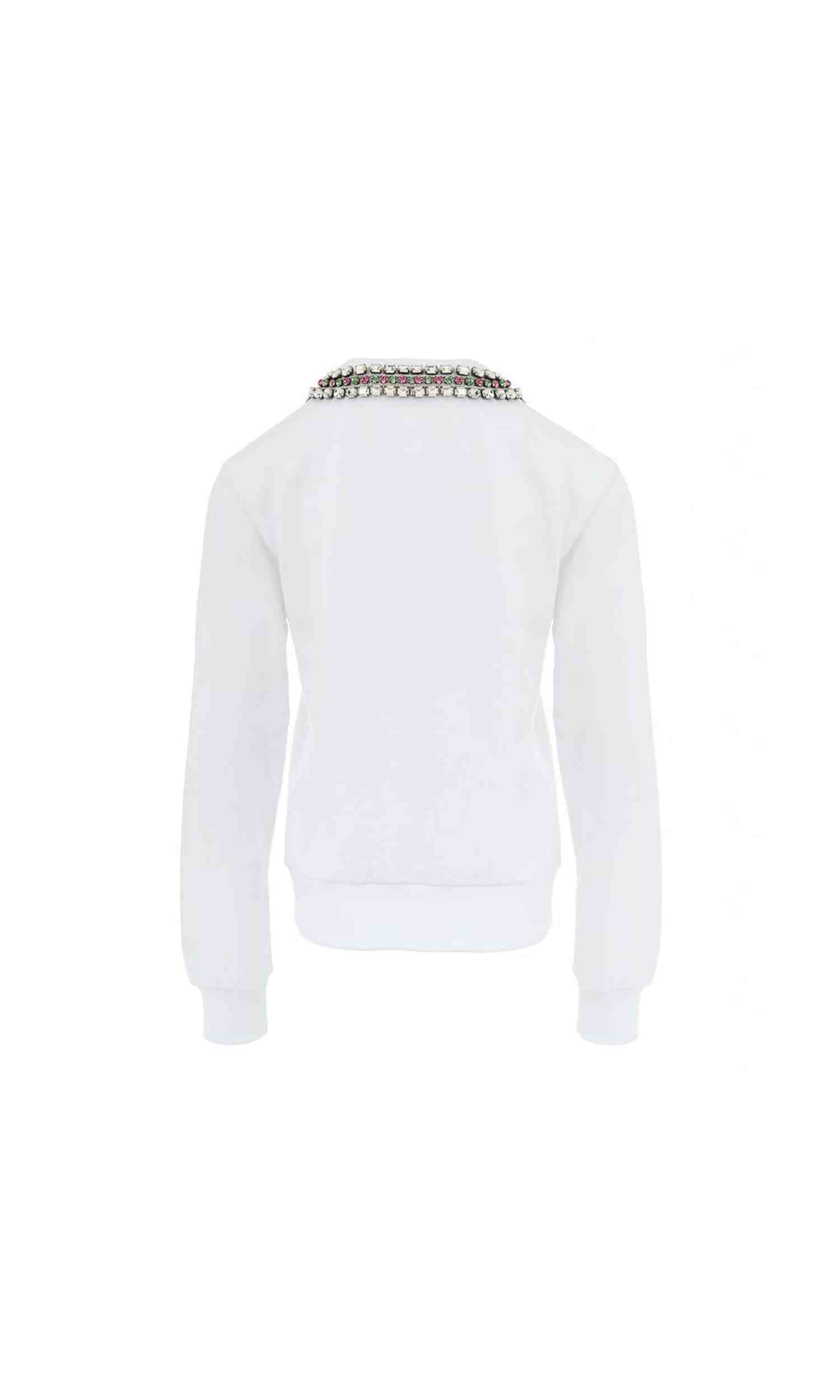 Gucci White Cotton Sweat-Shirt Glam Steals