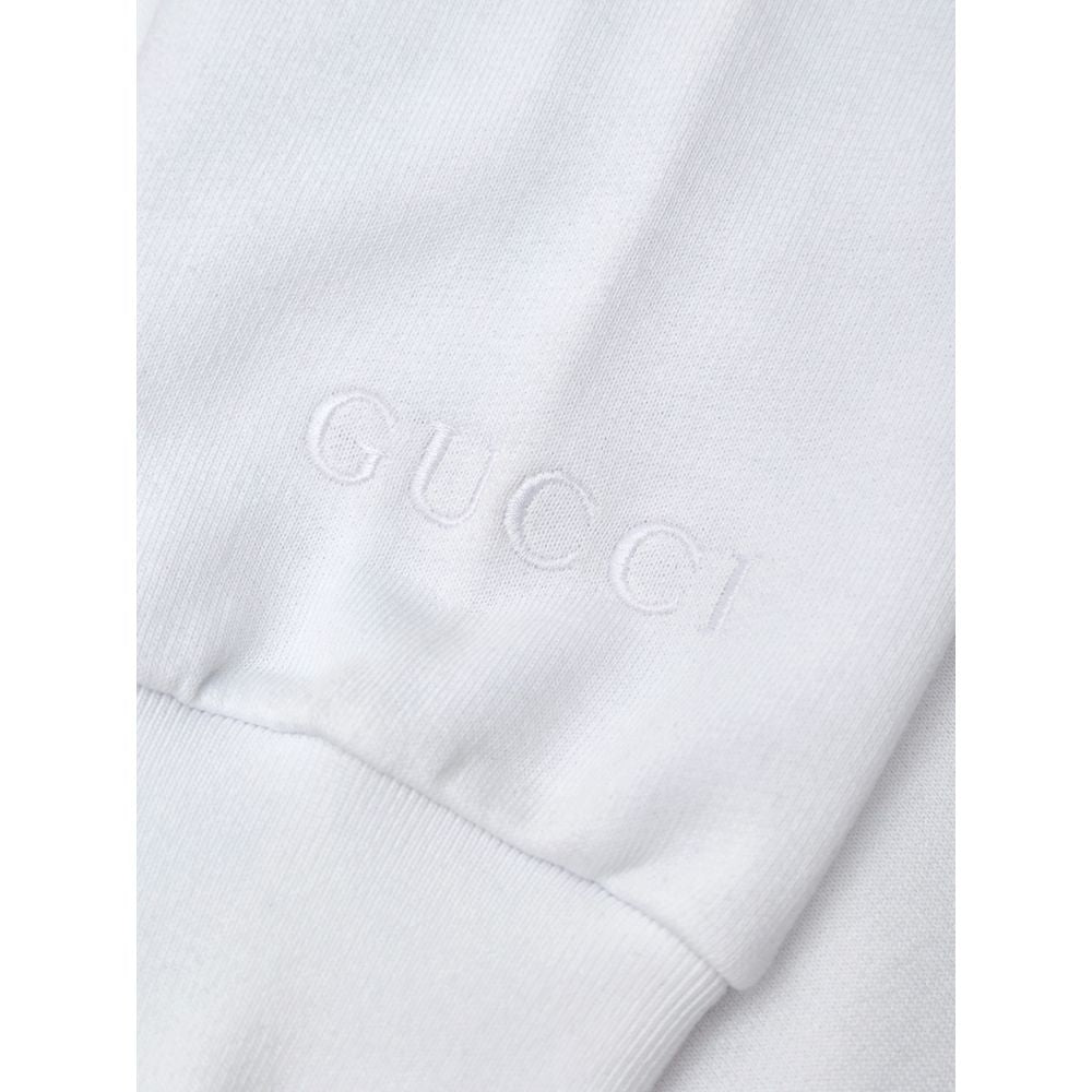 Gucci White Cotton Sweat-Shirt Glam Steals