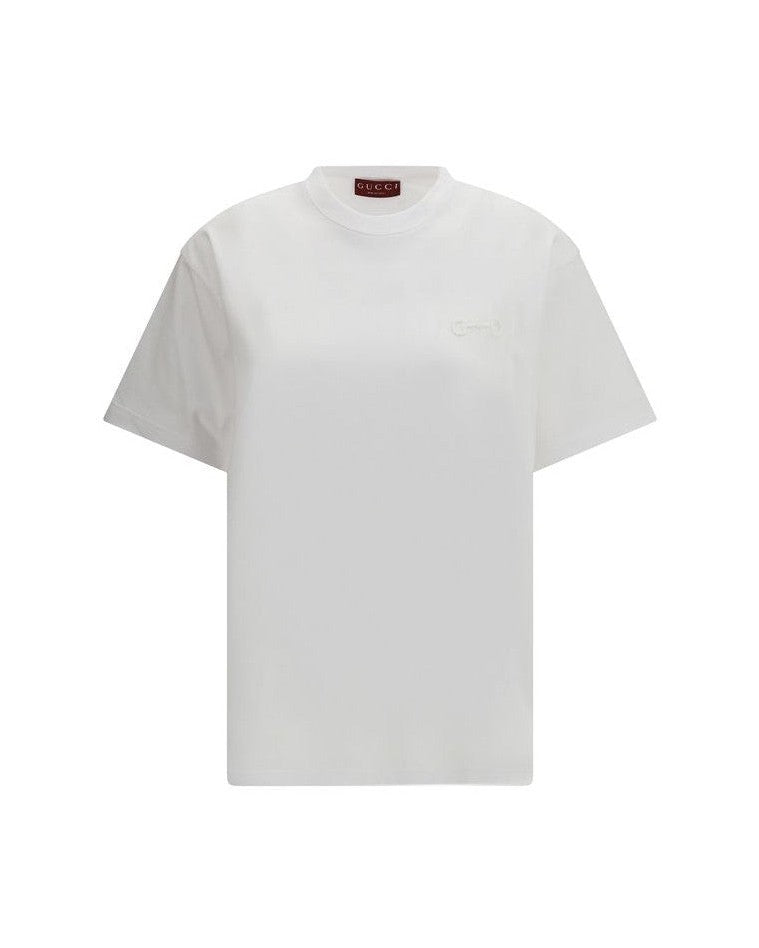 Gucci White Cotton T-shirt Glam Steals