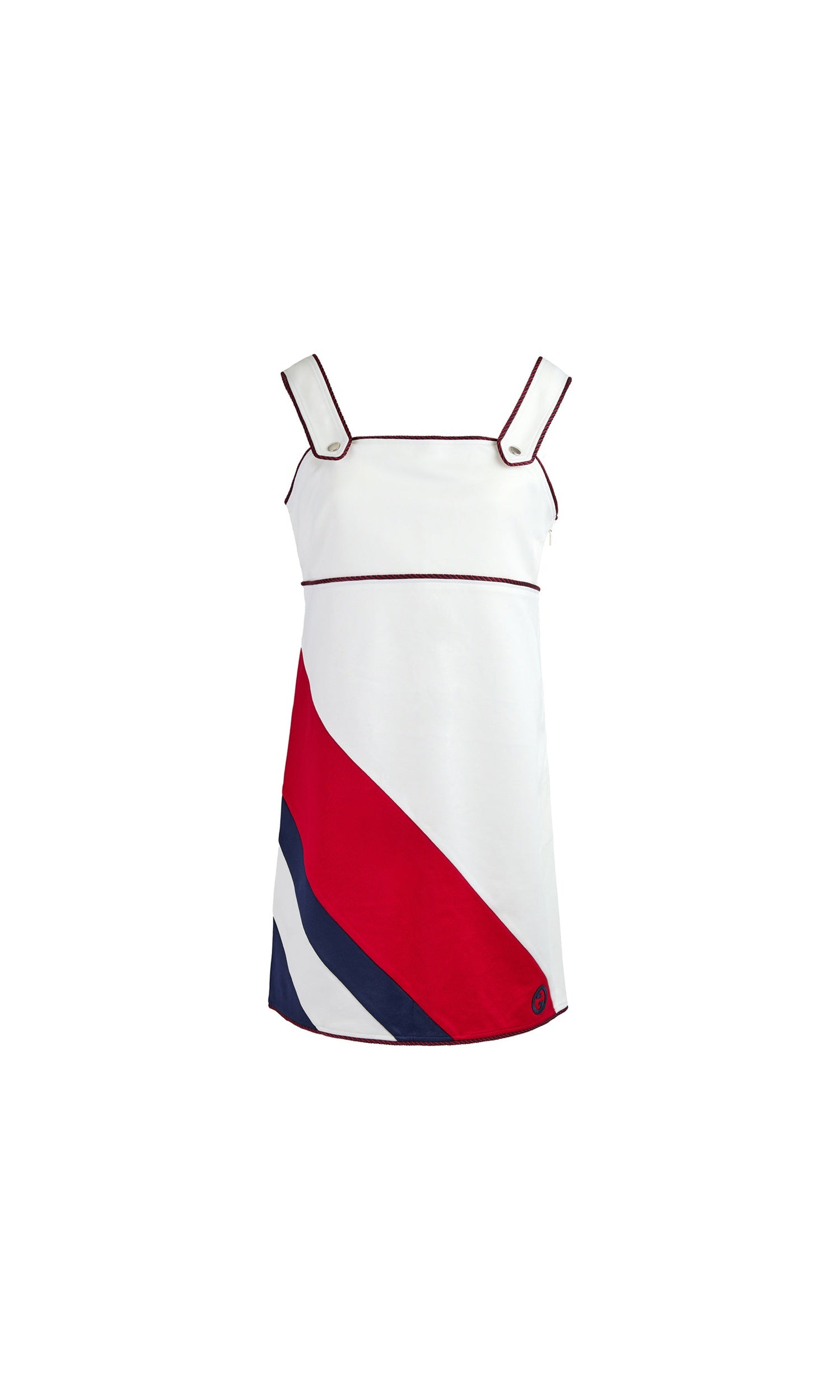 Gucci White Polyester And Cotton Short Dress Glam Steals