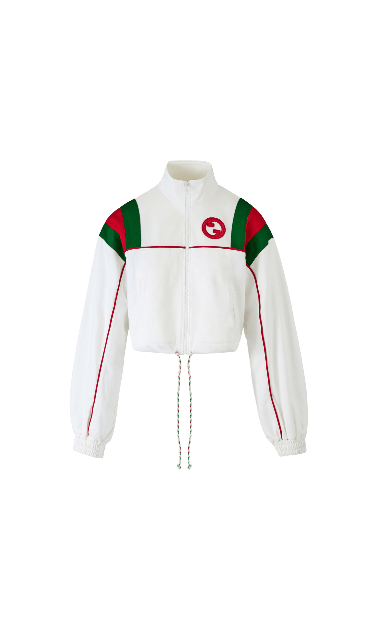 Gucci White Polyester Logo Sweat-Shirt Glam Steals