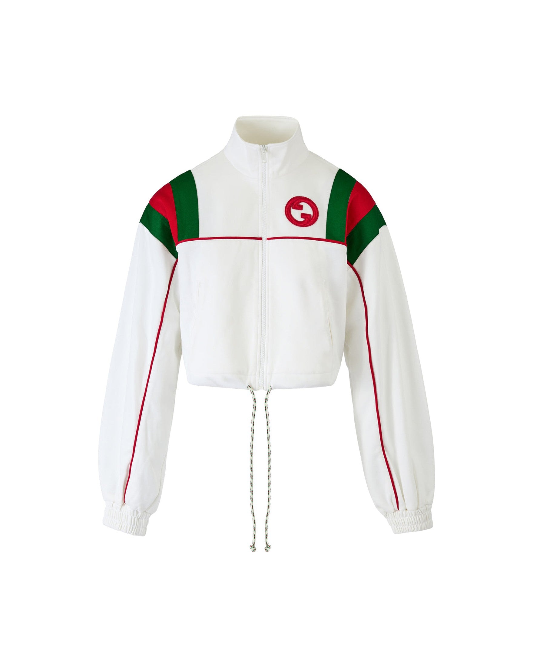 Gucci White Polyester Logo Sweat-Shirt Glam Steals