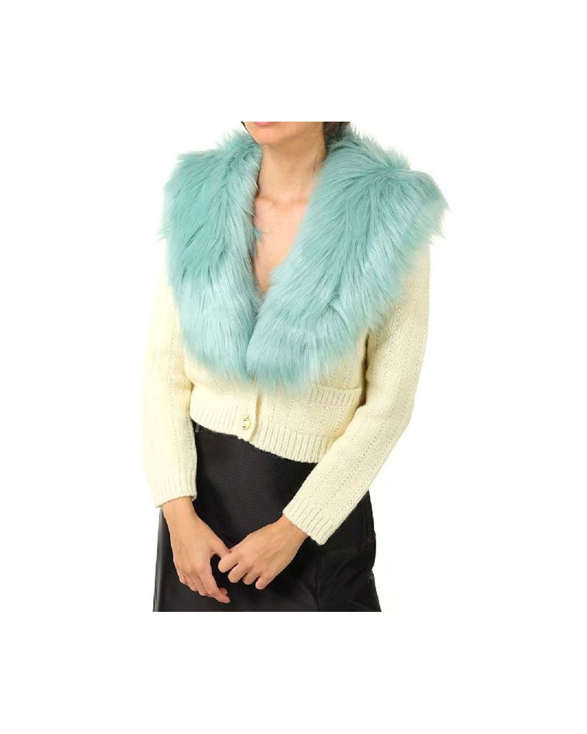 Gucci White Wool Cardigan Glam Steals