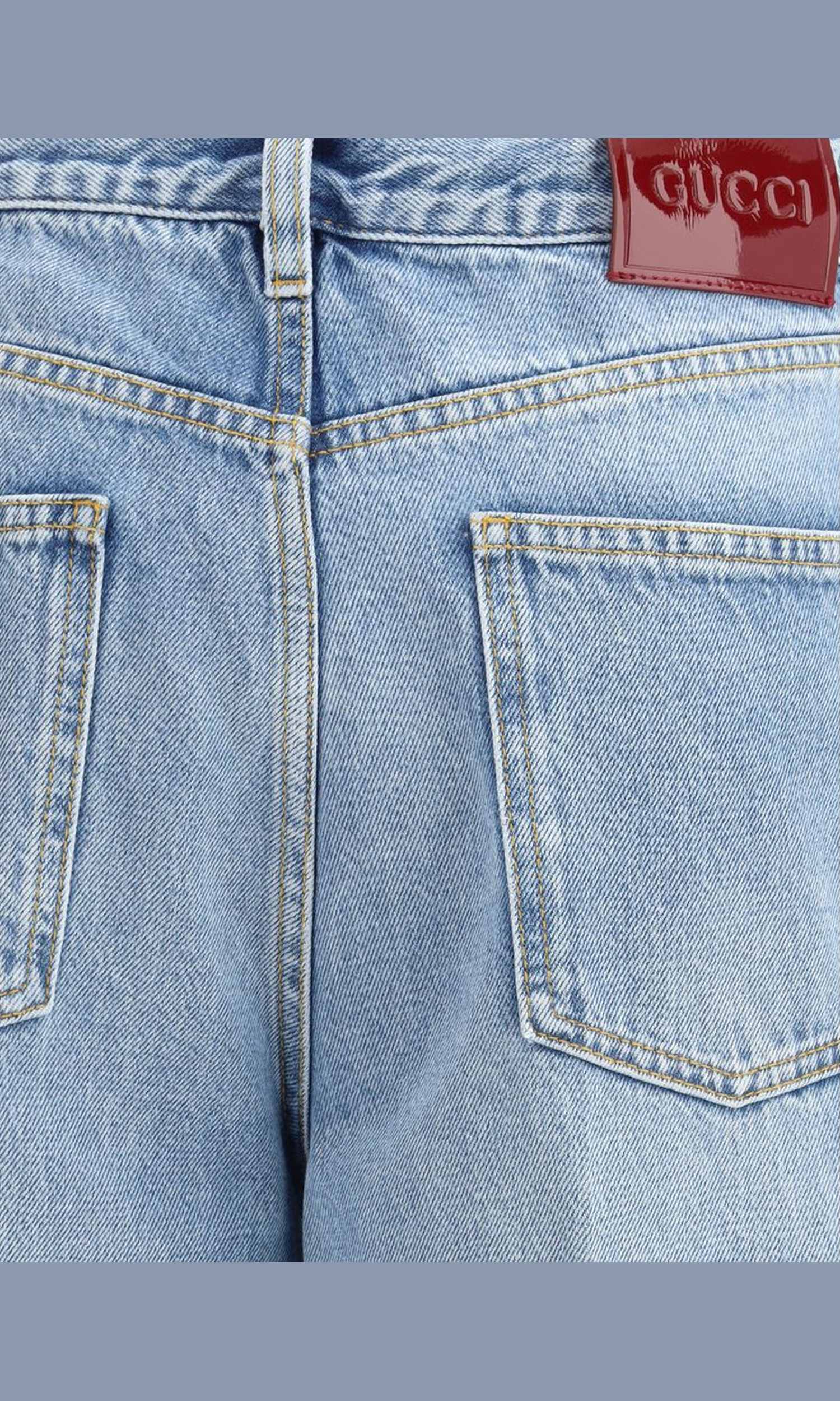 Gucci Wide Leg Jeans Glam Steals