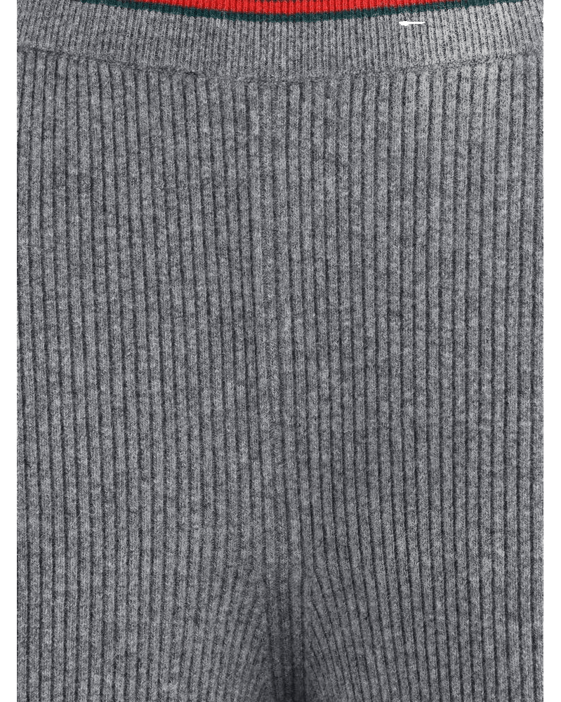 Gucci Wool Ribbed Trouser Glam Steals