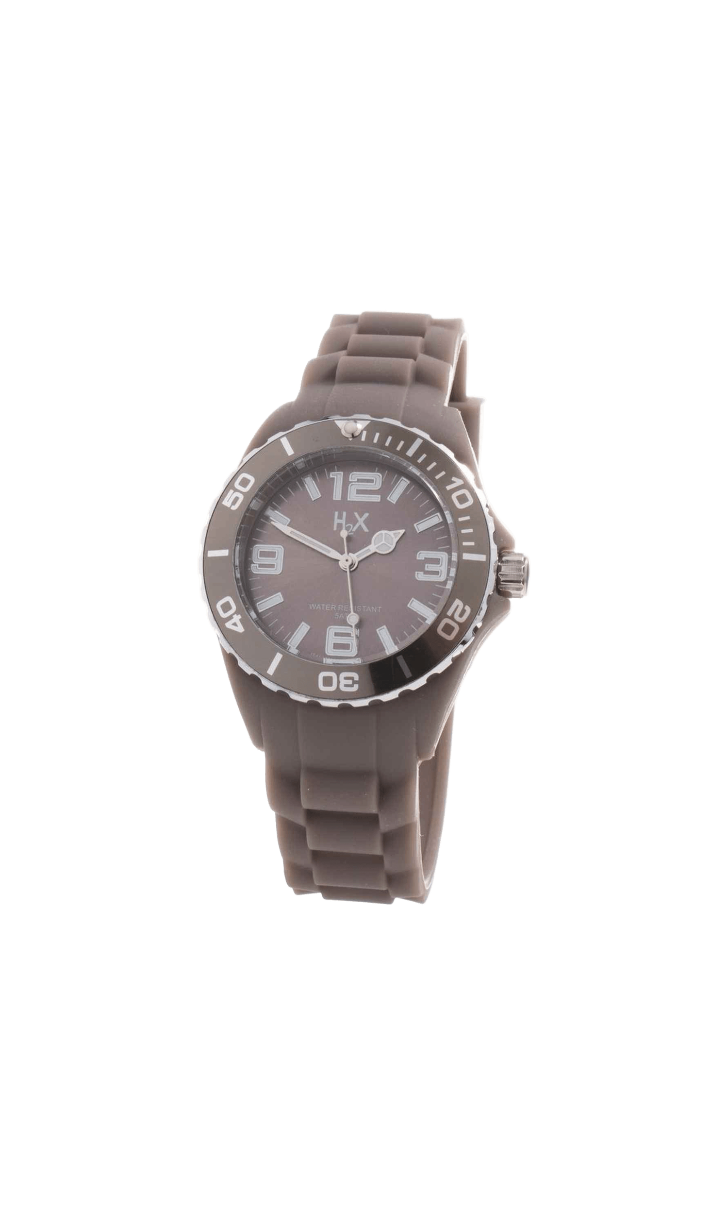 Haurex Brown Rubber Watch Glam Steals