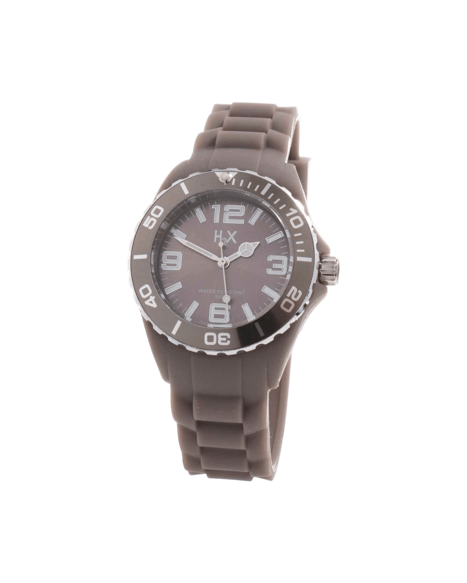 Haurex Brown Rubber Watch Glam Steals