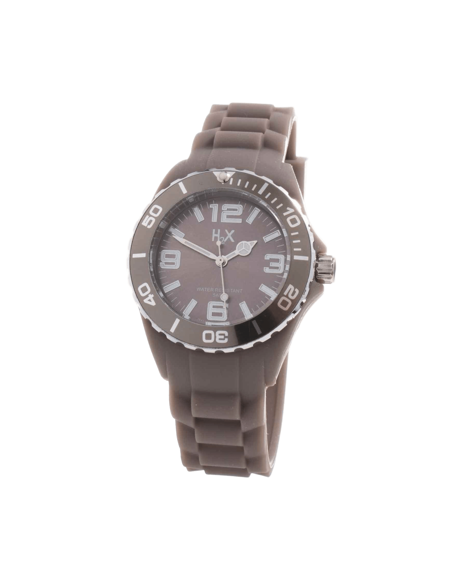 Haurex Brown Rubber Watch Glam Steals