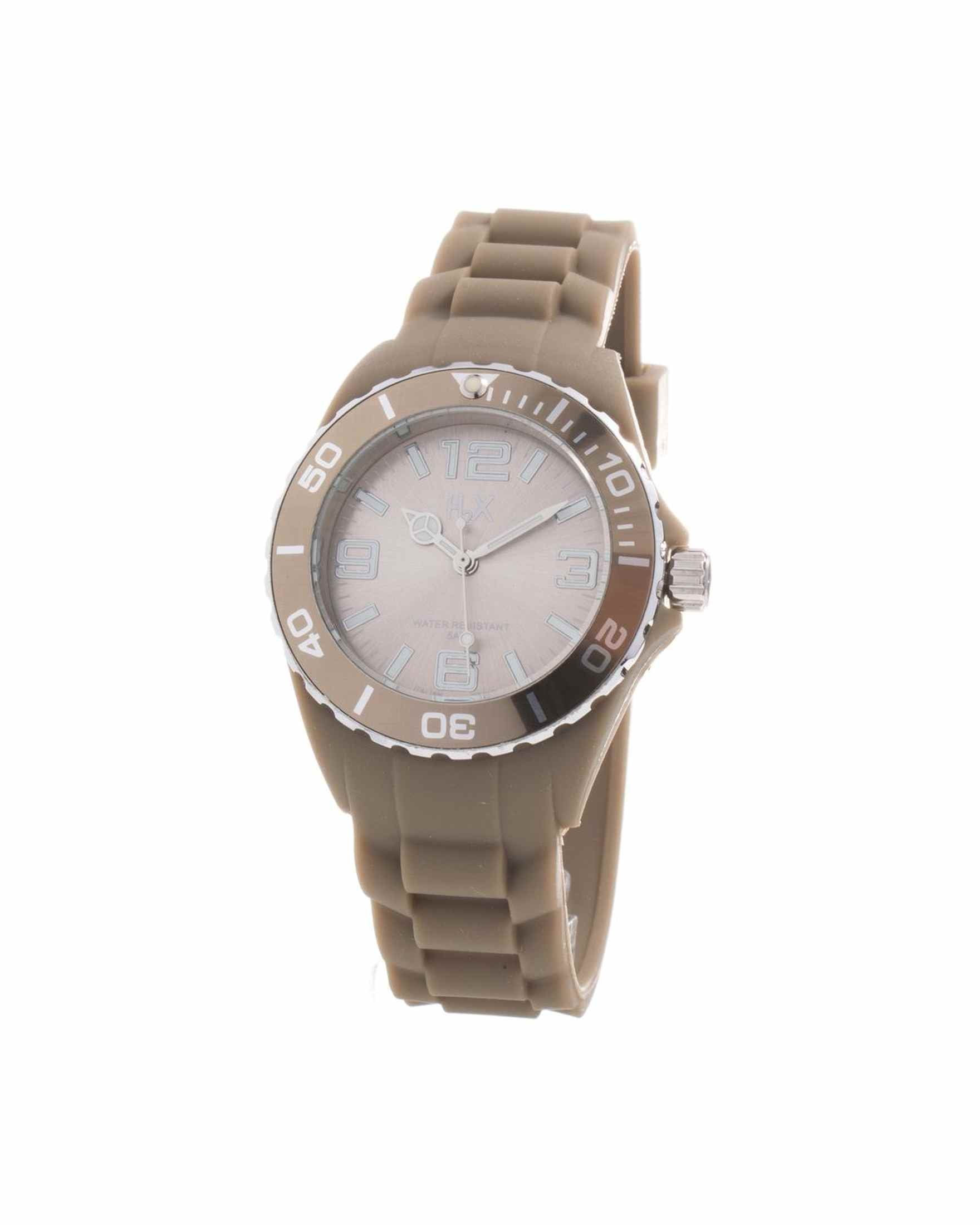 Haurex Brown Rubber Watch Glam Steals