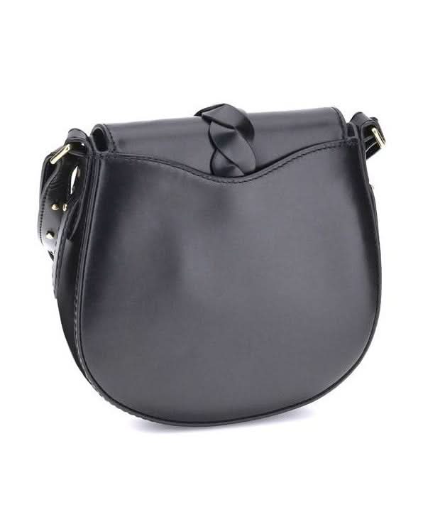 Isabel Marant Black Calf Leather Bos Taurus Shoulder Bag 