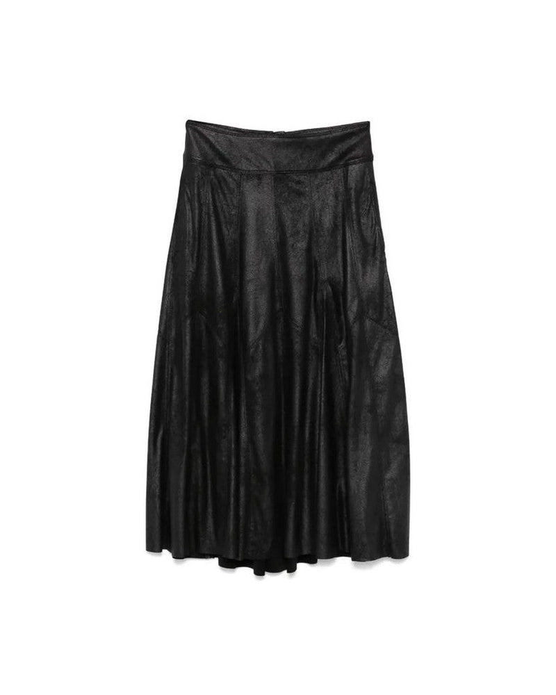 Isabel Marant Black Elastane Long Skirt Glam Steals