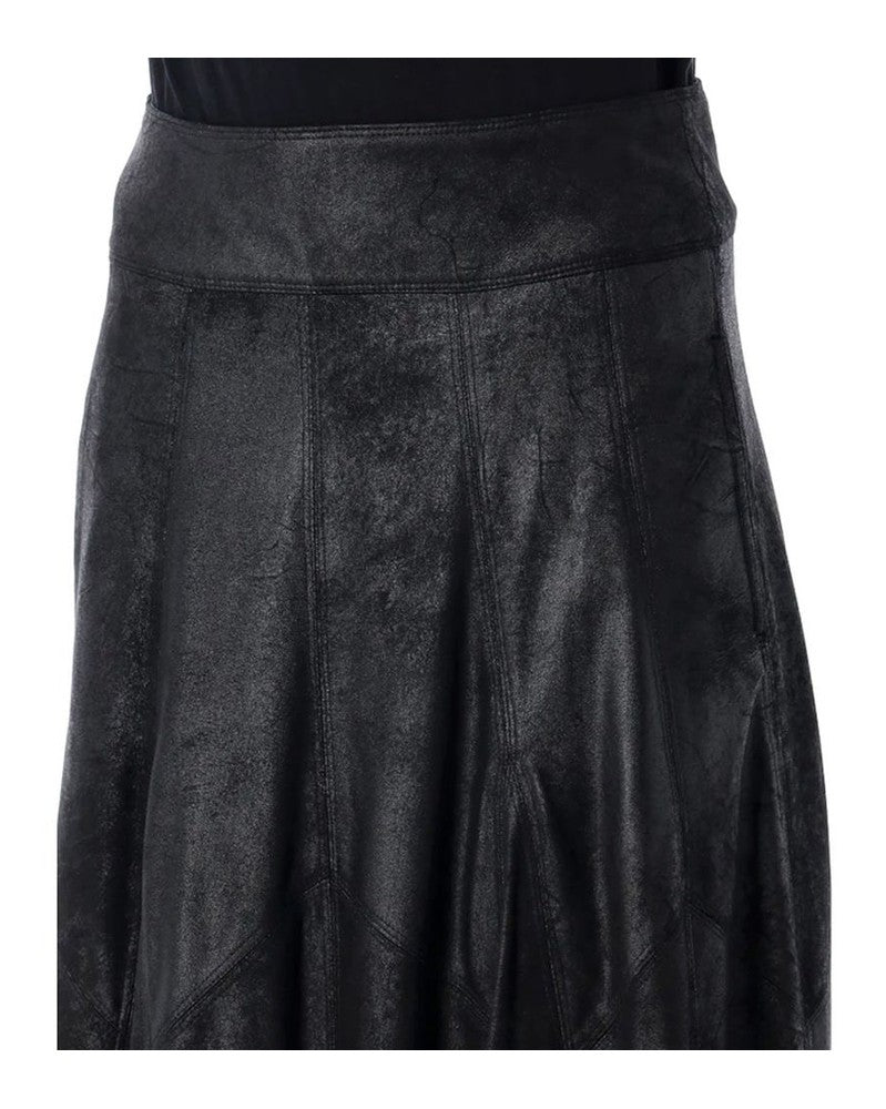 Isabel Marant Black Elastane Long Skirt Glam Steals