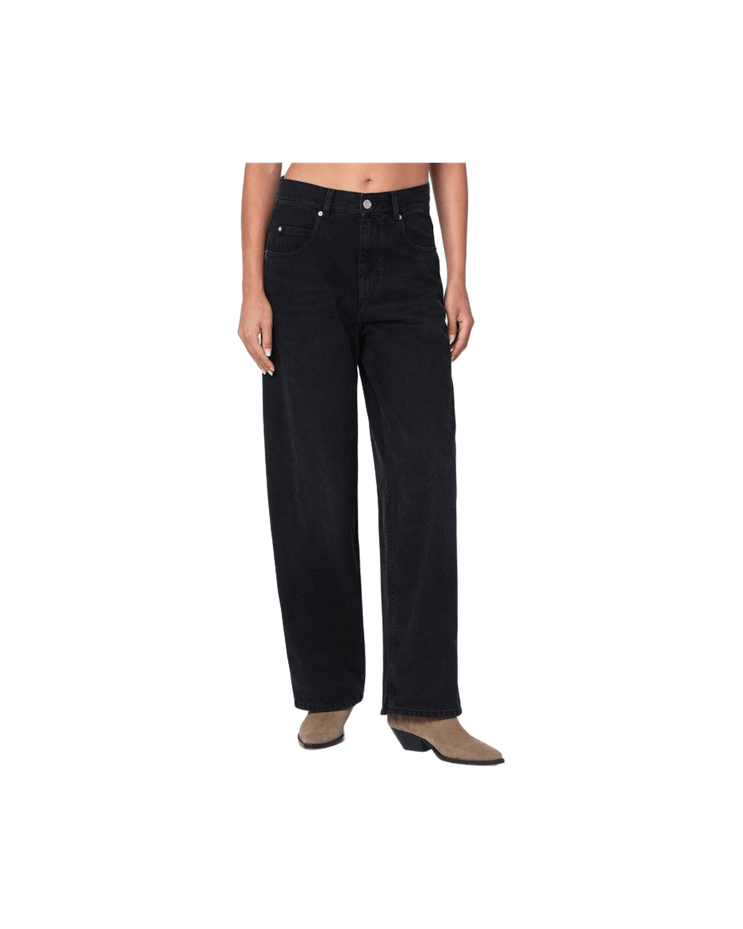 Isabel Marant Black Faded Effect Jeans Glam Steals