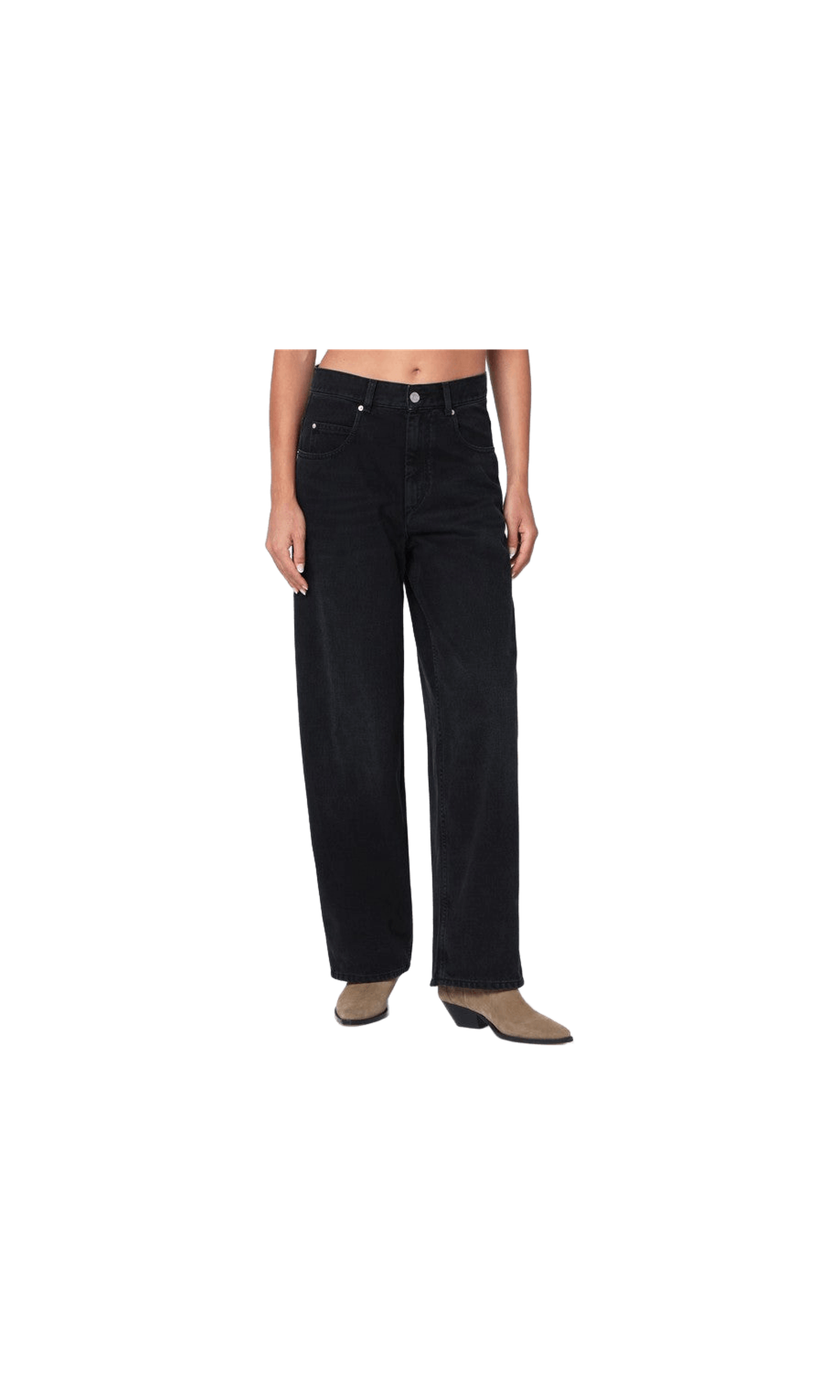 Isabel Marant Black Faded Effect Jeans Glam Steals