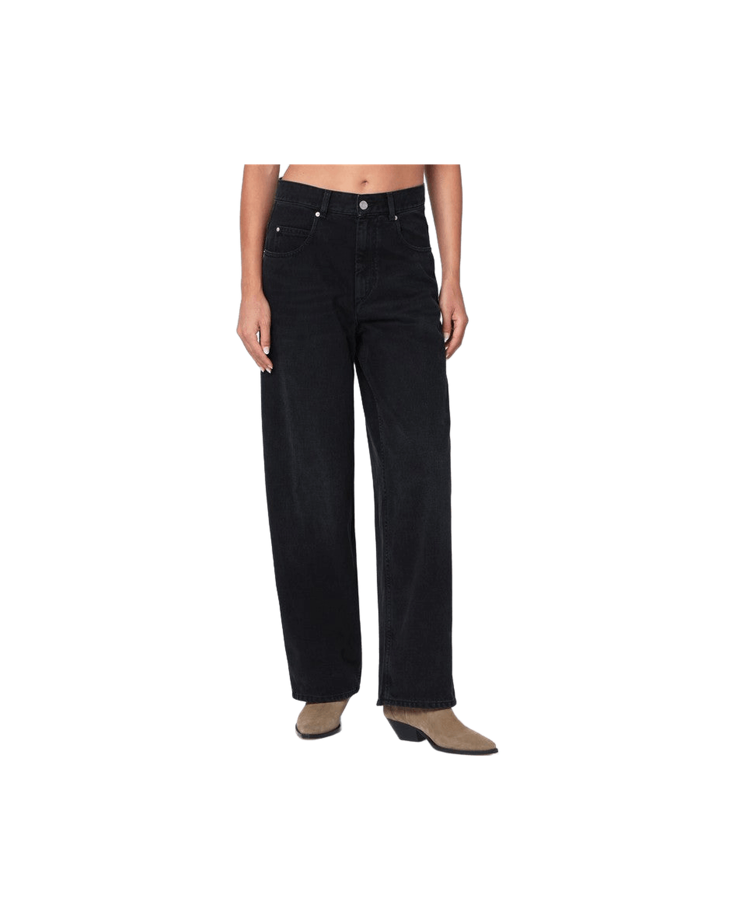 Isabel Marant Black Faded Effect Jeans Glam Steals