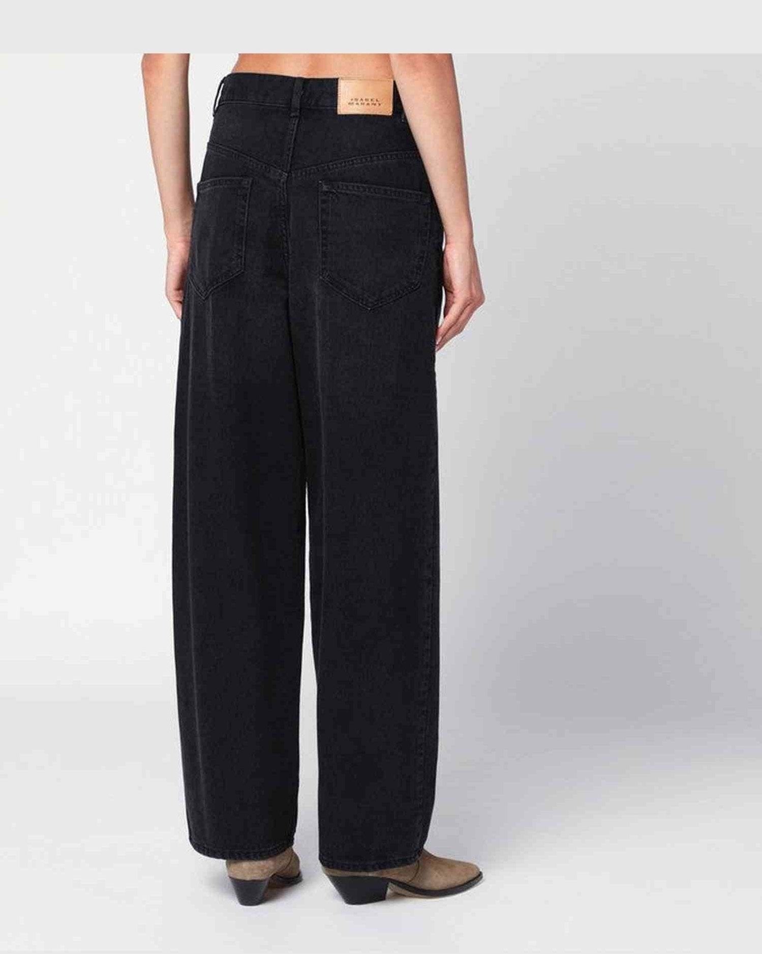 Isabel Marant Black Faded Effect Jeans Glam Steals