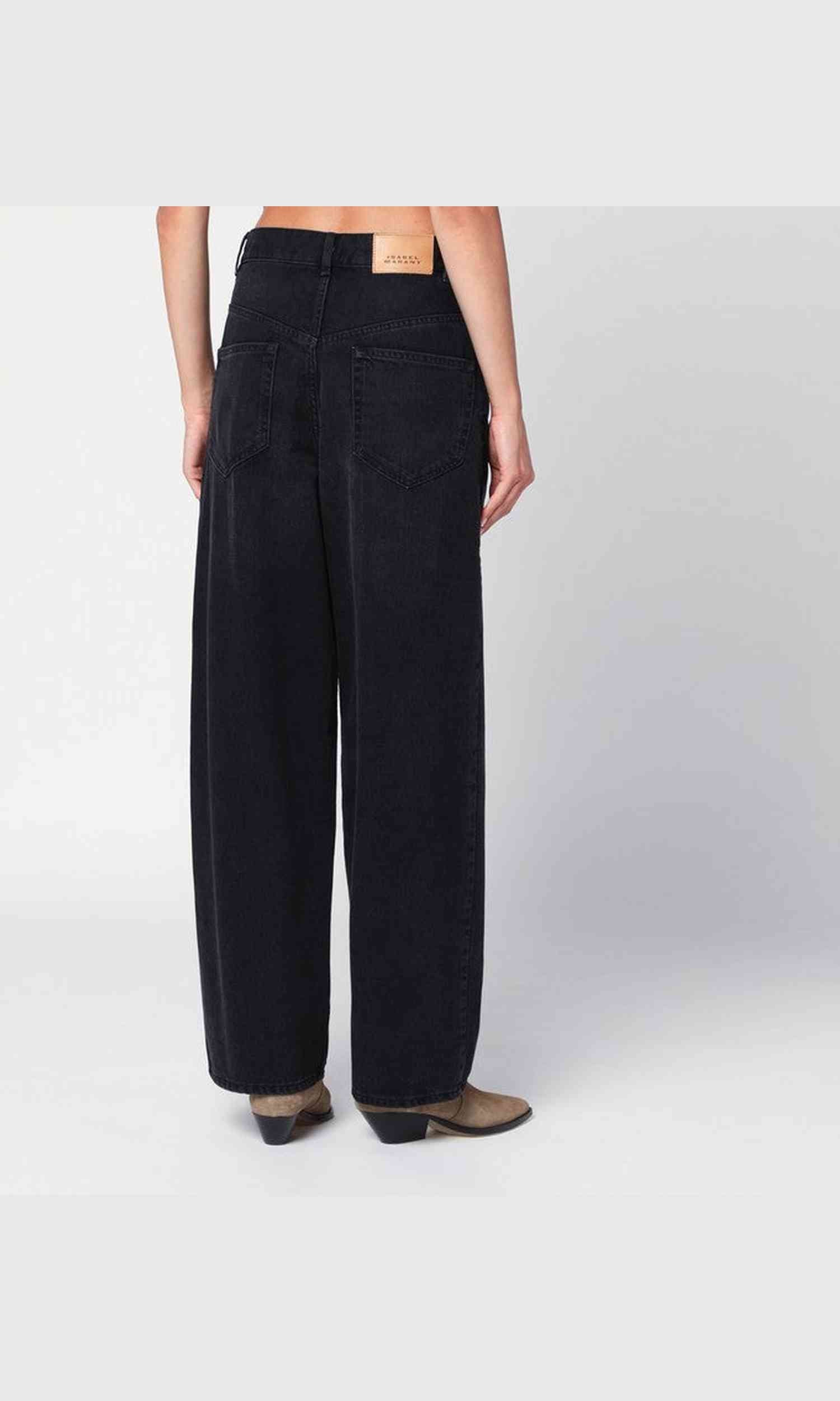 Isabel Marant Black Faded Effect Jeans Glam Steals