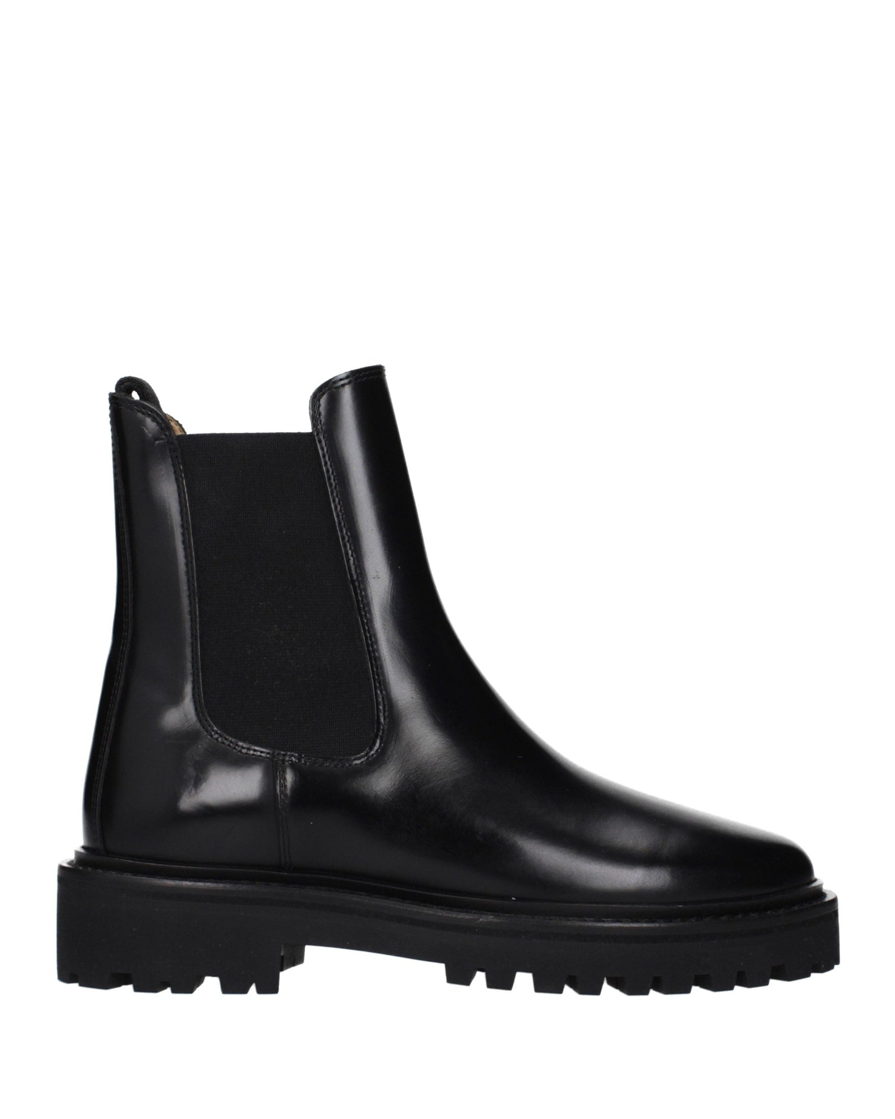 Isabel Marant Black Leather Ankle Boots Glam Steals