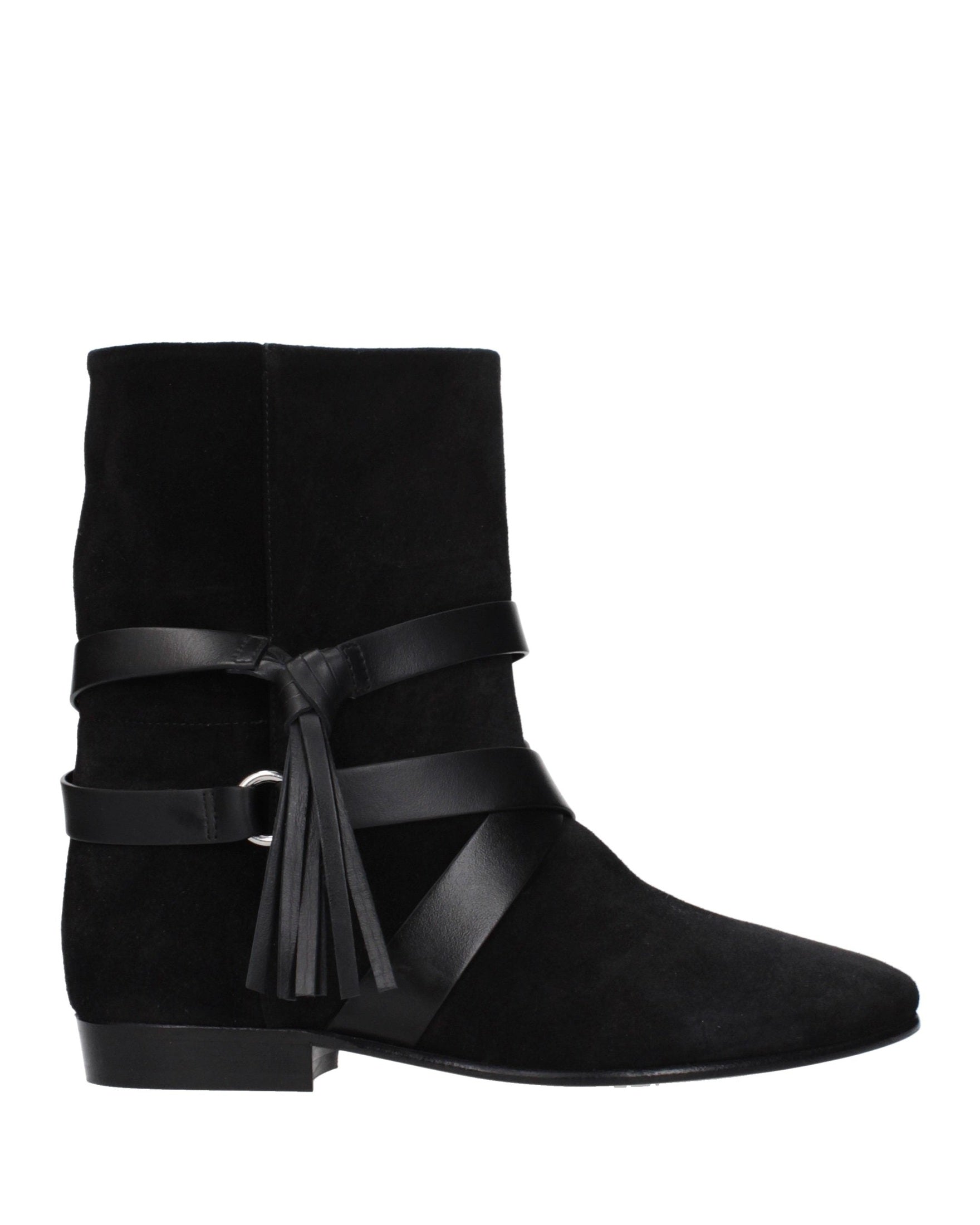 Isabel Marant Black Leather Ankle Boots Glam Steals