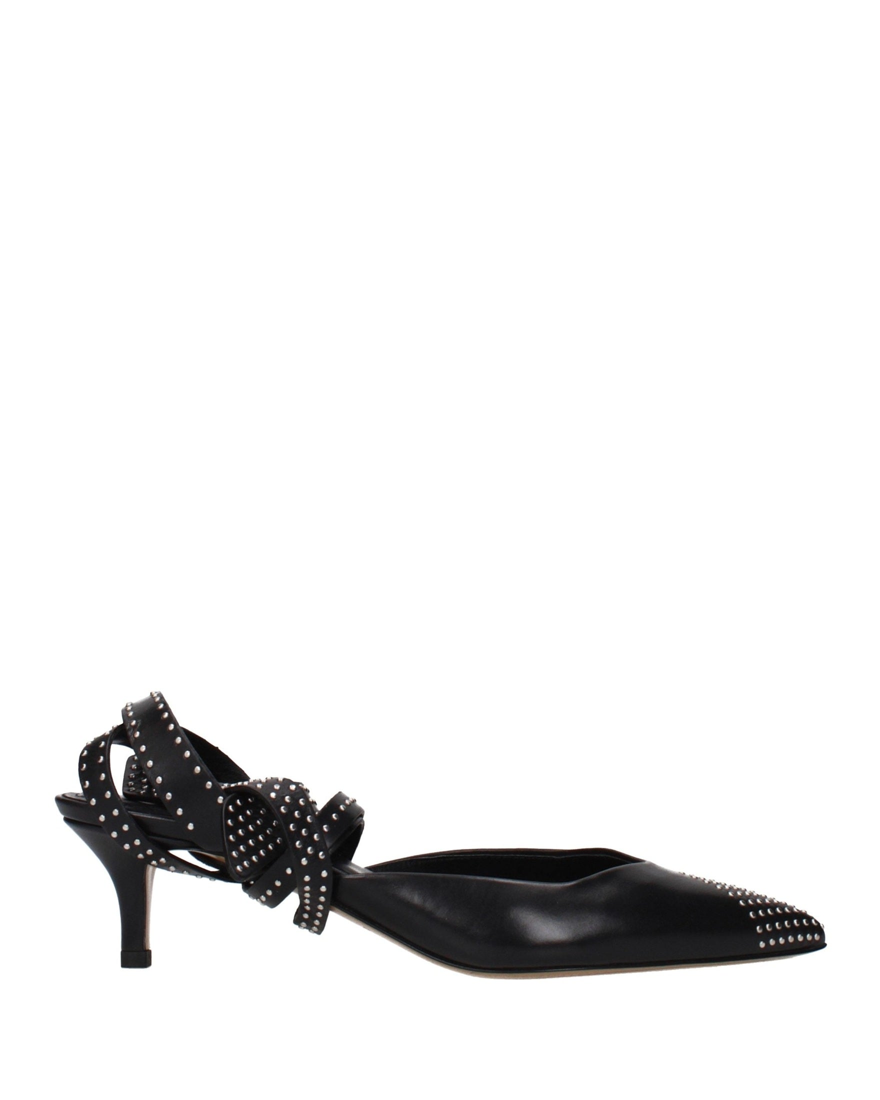 Isabel Marant Black Leather High Heel Pumps Glam Steals